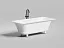 Ванна Salini Orlanda Axis Kit 103323MF, 170 х 75 см, из искусственного камня S-Stone, цвет белый матовый, покраска по RAL полностью