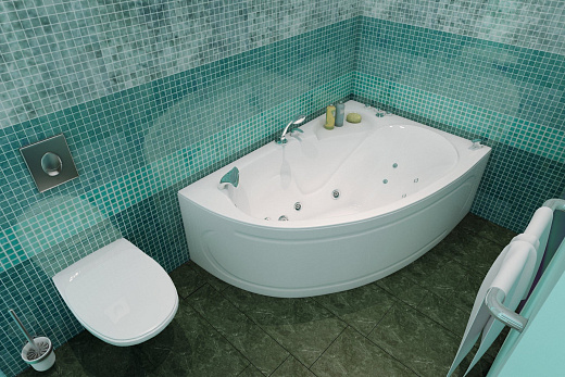 Ванна гидромассажная Тритон Николь New 160x100 (левая) Релакс