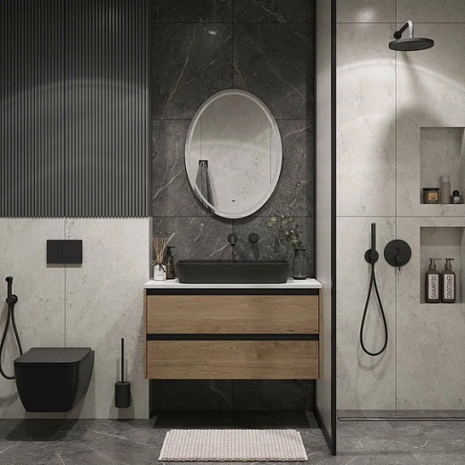 Зеркало Continent Avalon Led 600х800 ЗЛП4889 с подсветкой и бесконтактным сенсором