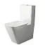 Напольный унитаз Ceramicanova Cubic Rimless CN1803, безободковый, с бачком, сиденье Soft Close, сантехфарфор, белый