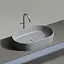 Раковина Ceramicanova Element CN6048MH, 60 см, сантехфарфор, цвет антрацит матовый