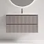 Тумба под раковину Sancos Snob R SNR90/39SM, 90 см, подвесная, Doha Soft
