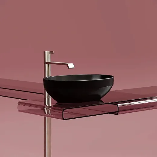 Раковина Ceramicanova Element CN6056MB, 50 см, сантехфарфор, цвет черный матовый