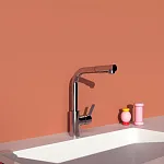 Смеситель для кухонной мойки Ideal Standard GUSTO BD420AA с высоким трубчатым изливом L-типа