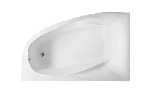 Ванна Astra-Form Селена 170x100 пустая, литой мрамор, левая, белая глянцевая, 01010039
