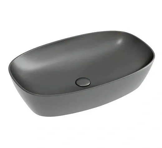 Умывальник Ceramicanova Element CN6049MDH 60см сантехфарфор темный антрацит, CN6049MDH