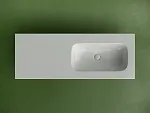 Умывальник накладной Ceramicanova Grace прямоугольный 1210х457х137мм чаша справа, CN7021wx