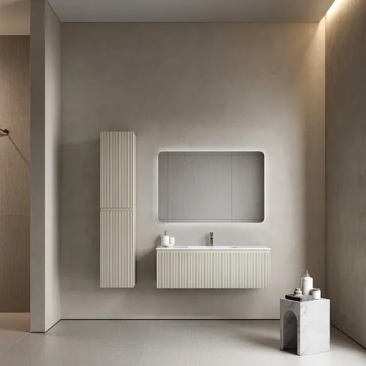 Тумба под раковину Sancos SNOB R 1.0, SNR1.0120CE, 120 см, подвесная, Beige Soft