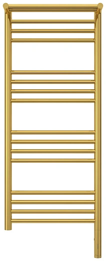 Полотенцесушитель электрический Сунержа Богема 3.0 1000 x 400 с полкой, ширина 43.2 см, высота 112.4 см, золото, L/R