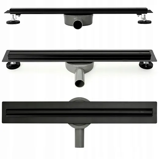 Душевой лоток REA PRO SLIM BLACK 90 см