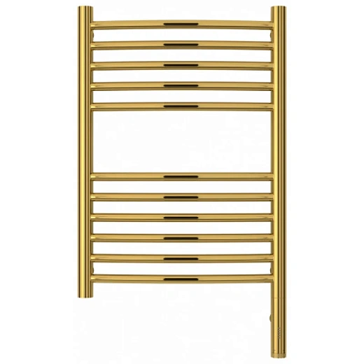 Полотенцесушитель электрический Сунержа Богема 3.0, высота 60 см, ширина 40 см, диммер слева/справа, цвет золото, 03-5802-6040/03-5803-6040