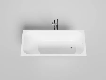 Ванна Salini Orlanda 102025MF, 160 х 70 см, из искусственного камня S-Stone, цвет белый матовый, покраска по RAL полностью