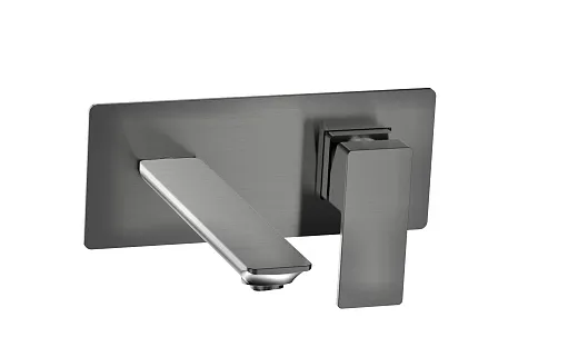 AQM6815GM AQUAme Savona Смеситель для раковины, настен., на 2 отв., Комплект, металл