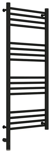 Полотенцесушитель электрический Сунержа Богема 3.0, высота 100 см, ширина 40 см, диммер слева/справа, черный матовый, 31-5804-1040/31-5805-1040