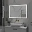 Зеркало Континент Clamm LED 100x70 с подсветкой