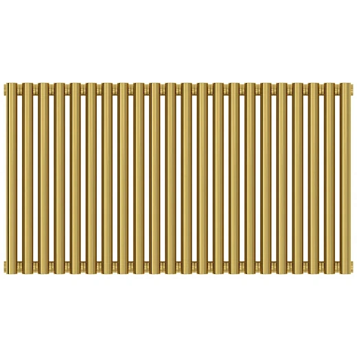 Радиатор трубчатый Сунержа Эстет-00, 22 секции, боковое подключение, цвет золото, 03-0332-5022