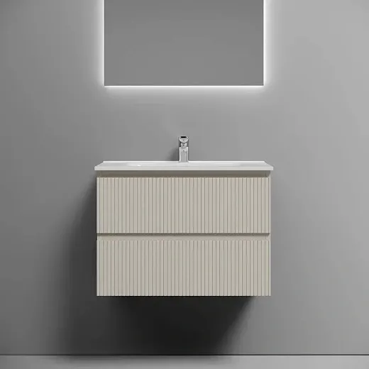 Тумба под раковину Sancos Snob T SNT70CE, 70 см подвесная, Beige Soft