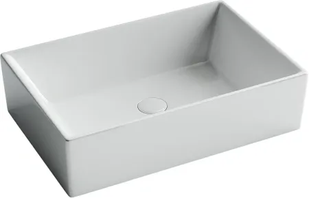 Умывальник Ceramicanova Element CN5013 59х39х16см накладной прямоугольный без перелива, CN5013