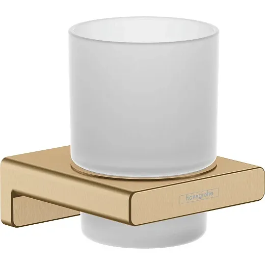 Стакан для щёток Hansgrohe AddStoris, цвет держателя шлифованная бронза, 41749140