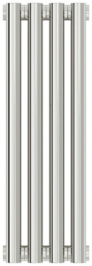 Радиатор стальной трубчатый Сунержа Эстет-00, ширина 20 см, высота 50 см, 4 секции, боковое подключение, хром, 00-0332-5004
