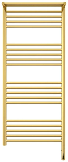 Полотенцесушитель электрический Сунержа Богема 3.0 1200x500 с полкой, золото, L/R