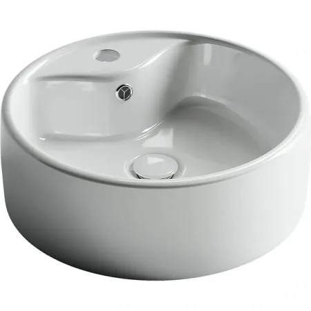 Раковина Ceramicanova Element накладная, 40 х 40 см, круглая, белый глянцевый, CN5027, сантехфарфор