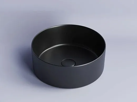 Умывальник Ceramicanova Element CN6032MB 35.8х35.8х13.7см накладной круглый без перелива, CN6032MB