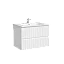 Тумба под раковину Sancos Snob R SNR70W, 70 см подвесная, Bianco