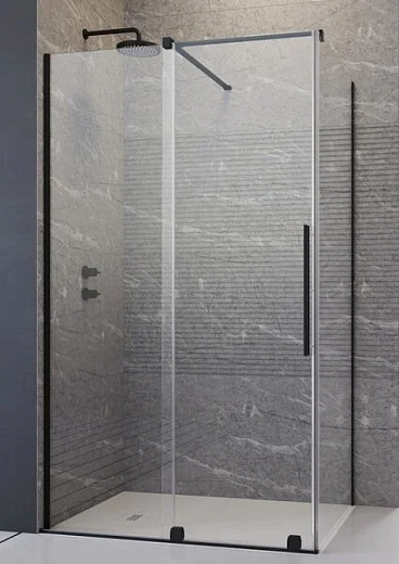 Душевая дверь Radaway Furo KDJ Black, 62,2 x 200 см, стекло прозрачное, профиль черный, левая, 10104622-54-01L Душевая дверь Radaway Furo KDJ Black, 62,2 x 200 см, стекло прозрачное, профиль черный, левая, 10104622-54-01L