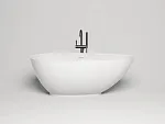 Ванна Salini Paola 101511SMF, 160 х 77 см, из искусственного камня S-Stone, цвет белый матовый, покраска по RAL полностью