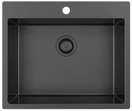 Мойка кухонная ZorG ZRN 5060 Premium PVD Gunblack
