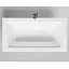 Ванна Salini Ариоза 1053201MF, 210 х 110 см, из искусственного камня С-Стоун/S-Stone, донный клапан, сифон, ножки, цвет белый матовый, покраска по RAL полностью