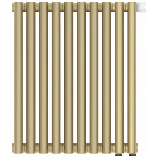 Радиатор отопления Сунержа Эстет-11 EU50, 10 секций, нижнее подключение, цвет матовая шампань, 022-0312-5010