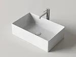 Умывальник накладной Ceramicanova Адель (Adele) 56x34.5x16см, белый, CN6088