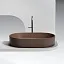 Раковина Ceramicanova Element CN6048MDB, 60 см, сантехфарфор, цвет темно-коричневый матовый