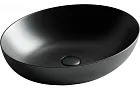 Умывальник Ceramicanova Element 52х39.5х13см накладной черный матовый, CN6017MB