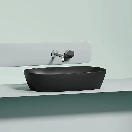 Умывальник Ceramicanova Element CN6049MB 60см сантехфарфор черный матовый, CN6049MB