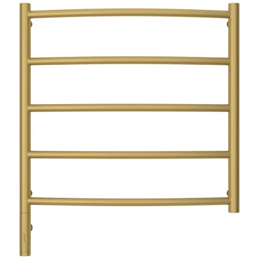 Полотенцесушитель электрический Сунержа Галант 3.0, высота 60 см, ширина 60 см, диммер слева/справа, цвет матовое золото, 032-5800-6060/032-5801-6060