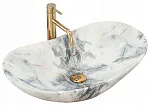 Умывальник Rea Royal Granit Matt 60 60х36 серый, REA-U8742