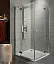 Душевой уголок Radaway Almatea KDD 100L*80R, 100 x 80 х 195 см, стекло интимато, профиль хром, 32180-01-12N