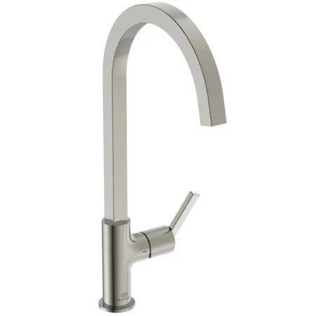 Смеситель для кухонной мойки Ideal Standard GUSTO BD411GN  с высоким трубчатым квадратным изливом R-типа