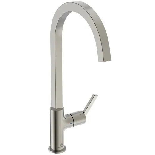 Смеситель для кухонной мойки Ideal Standard GUSTO BD411GN  с высоким трубчатым квадратным изливом R-типа