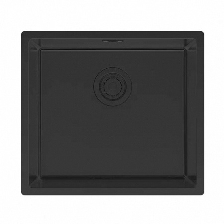 Кухонная мойка Paulmark Lassan 49 Uni LA49-MBN чёрная матовая