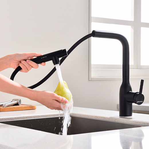 Смеситель PAULMARK VIPER Vi213105-401(AN), (черный/антрацит)