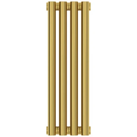 Радиатор трубчатый Сунержа Эстет-0, 4 секции, боковое подключение, цвет золото, 03-0331-5004