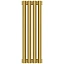 Радиатор трубчатый Сунержа Эстет-0, 4 секции, боковое подключение, цвет золото, 03-0331-5004