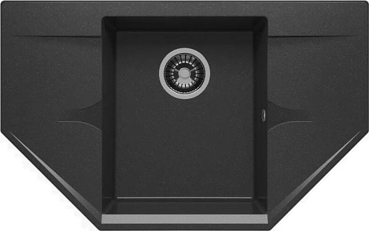 Мойка кухонная Polygran RIFF-800 черный №16