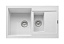 Мойка Franke MARIS MRG 651-78, 114.0198.336, гранит, установка сверху, оборачиваемая, цвет белый, 78*50 см