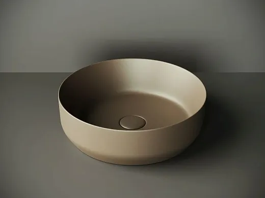Раковина Ceramicanova Element CN6022MDB 39 x 39 x 12 см, накладная, круглая, без перелива, сантехфарфор
