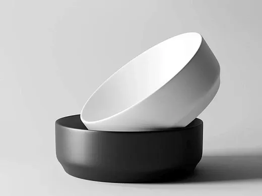 Умывальник Ceramicanova CN6007 35.5х35.5х12.5см накладной без перелива черный, CN6007